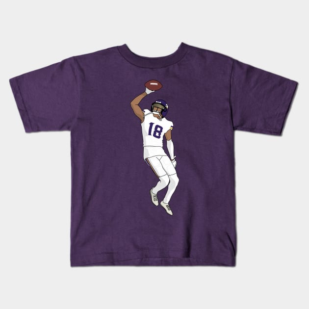 the number 18 catch Kids T-Shirt by rsclvisual